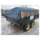 #14 Black Tandem Axle Dump Trailer 