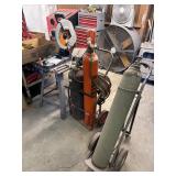 Torch Set on Rolling Cart