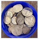 #1239 Lot of Silver Dimes and Quarters