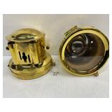 #7530 Repro Ford Model T Brass Acetylene Headlights- E&J Model 666