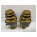 #7532 (2) Ford - JNO Browning Model 100 Brass Side Lamp #1