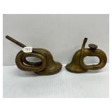 #7551 (2) Model T Brass Horns