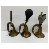 #7552 (2) Brass Horns Lot