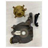 #7558 Early Timing Cover 2 pc timer with arm and oil cap group #2