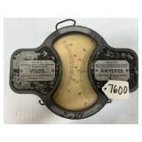 #7600 Vots and Amperes Meter for Early Electric Vehicle