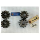 #7609 Pinion Gear Group of 4 incl. 10 tooth, 11 tooth, etc.