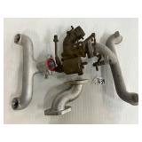 #7634 (2) Aluminum Updraft Intakes- Zenith with Carb