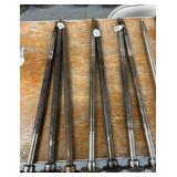 #7686-#7688 (2) Model T Rear Axle Shafts with Gear- Used & (3) Model T Rear Axle Shafts with Gear- U