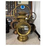 #7724 Lot of 3 Brass side Lamps