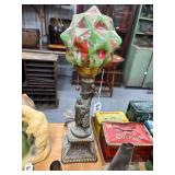 #1619 Art Deco End of Day Glass Shade La #1619 Art Deco End of Day Glass Shade La