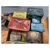 #1625 Vintage Advertising Tobacco Tins #1625 Vintage Advertising Tobacco Tins