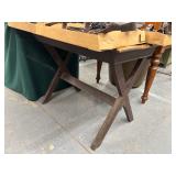 #1634 Antique Sawbuck Table #2 #1634 Antique Sawbuck Table #2