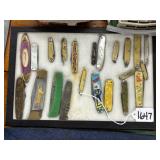 #1647 Pocket Knife Collection in Display #1647 Pocket Knife Collection in Display