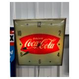 #1696 Drink Coca Cola Light Up Clock #1696 Drink Coca Cola Light Up Clock