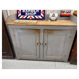 #1710 Early 20th Century 2 Door Sideboard Cupboard #1710 Early 20th Century 2 Door Sideboard Cupboard