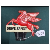 #1607 Mobile Gas Drive Safely License Plate Topper #1607 Mobile Gas Drive Safely License Plate Topper