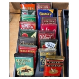 #1621 Vintage Advertising Tobacco Tins L #1621 Vintage Advertising Tobacco Tins L