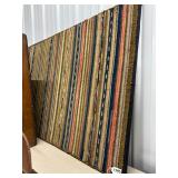 #1745 Large Vintage Handmade Kilim Rug Framed #1745 Large Vintage Handmade Kilim Rug Framed