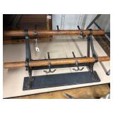 #1753 Vintage Industrial Train Station / School Style Coat and Hat Rack #1753 Vintage Industrial Train Station / School Style Coat and Hat Rack
