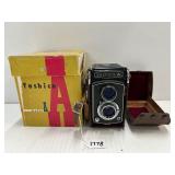 #1778 Yashica-A Camera Twin Lens Reflex (TLR) Med Format Camera with Box & Case #1778 Yashica-A Camera Twin Lens Reflex (TLR) Med Format Camera with Box & Case
