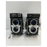 #1780 Lot of 2 Cameras Incl. Yashica-Mat 124 twin Lens Reflex , Yashica- Mat Reflex Camera #1780 Lot of 2 Cameras Incl. Yashica-Mat 124 twin Lens Reflex , Yashica- Mat Reflex Camera
