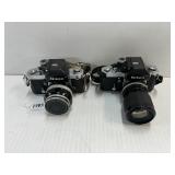#1783 Lot of 2 Incl. Nikon F2 #7427973 Photomic 35 mm film SLR Camera, Nikon F2 # 7215683 Mount Cam #1783 Lot of 2 Incl. Nikon F2 #7427973 Photomic 35 mm film SLR Camera, Nikon F2 # 7215683 Mount Cam