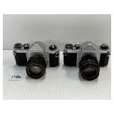 #1786 Lot of 2 Incl. Honeywell Pentex Cameras H1A #590885 with a Super Takumar 1:2/55 lens, Honeywel #1786 Lot of 2 Incl. Honeywell Pentex Cameras H1A #590885 with a Super Takumar 1:2/55 lens, Honeywel