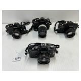 #1794 Lot of 4 Incl. Konica Autoreflex TC #937828 with a Konica Hexanon AR 40mm F 1.8 lens, Konica A #1794 Lot of 4 Incl. Konica Autoreflex TC #937828 with a Konica Hexanon AR 40mm F 1.8 lens, Konica A