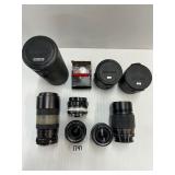 #1797 Lot of 6 Incl. Konica Zoom - Hexanon AR - 135mm F4, Konica Hexanon AR 28mm F 3.5, Konica He an #1797 Lot of 6 Incl. Konica Zoom - Hexanon AR - 135mm F4, Konica Hexanon AR 28mm F 3.5, Konica He an