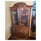 China Cabinet with Lights and Glass shelves