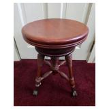 Organ Stool with Claw Feet