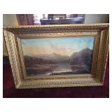 Oil on Canvas Landscape Scene