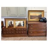 Marble Top Chest of Drawers, Fantastic Oil On Canvas, etc.
