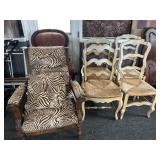 Zebra Print Armchair