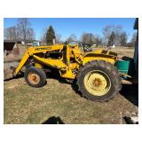 Allis Chalmers Industrial I-600 wide front 2-wheel drive gas tractor 