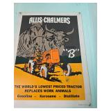 Allis Chalmers Metal B Sign