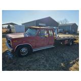  air conditioning and heat, manual crank windows, fair amount of body rust,