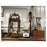 Surveyors Transit, Hay Spear, etc.