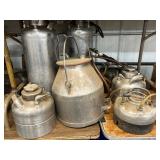 Milker Can Pails, etc.