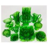 Green Depression Glass