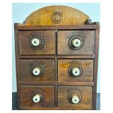 Primitive Antique Spice Drawer