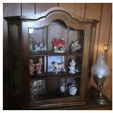 Misc. Figures in Display Cabinet