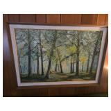 Forest Artwork Framed