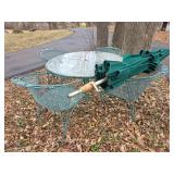 Woodward wrought Iron Mesh Patio Set