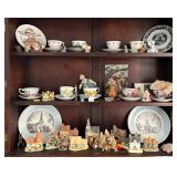 Antique China incl Cup and Saucers, etc.