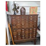 Great Antique Library Card Cabinet