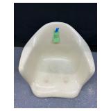 #803 Cole Steele Fiberglass Cream Armchair 