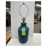 #837 Bitossi Rimini Blue Lamp (no shade) by Aldo Lani 