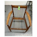 #844 Grete Jalk for John Stuart Teak Armchair (missing some stretch strings) 