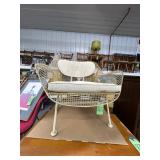 #868 Russel Woodard Painted Sculptra Lounge Chair with Original Pads 